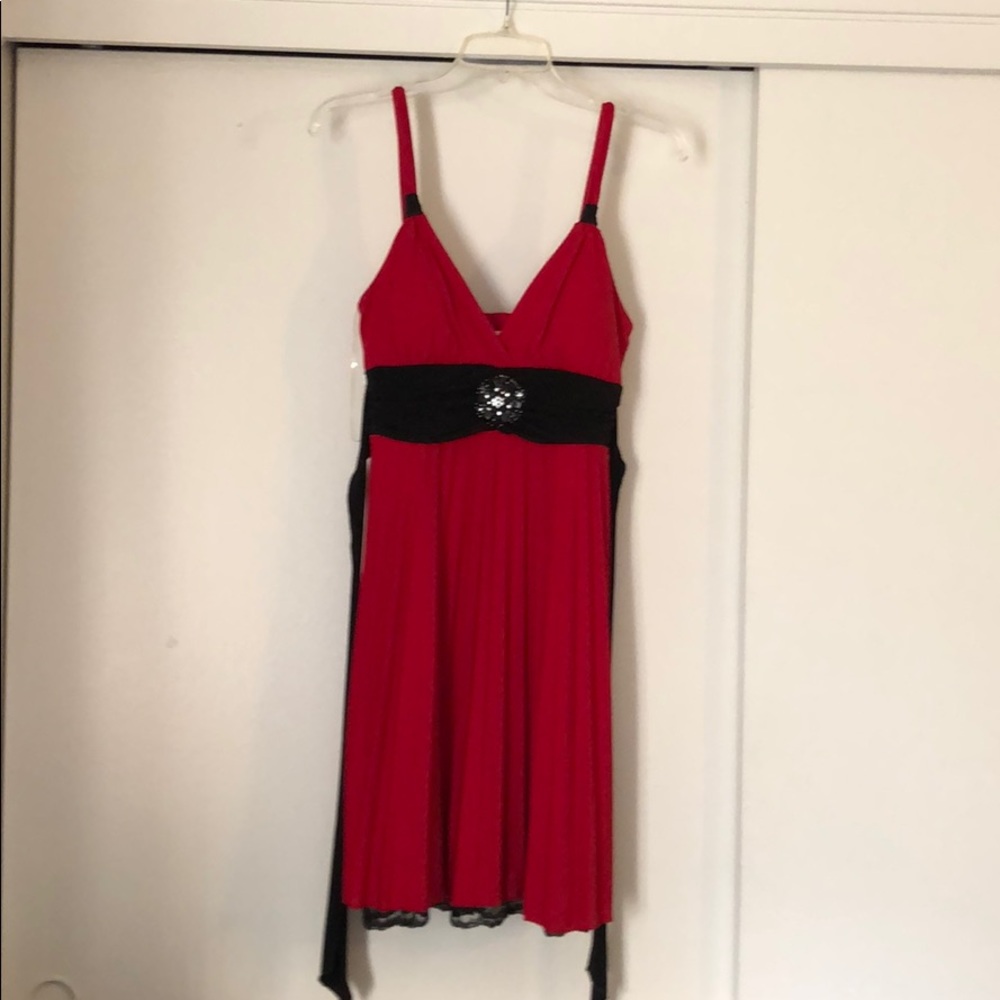 Red dress